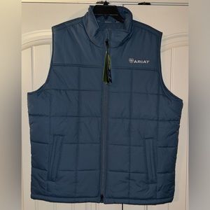 Ariat navy conceal and carry vest.